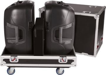 Bois G-tour Pour Deux Enceintes 15"