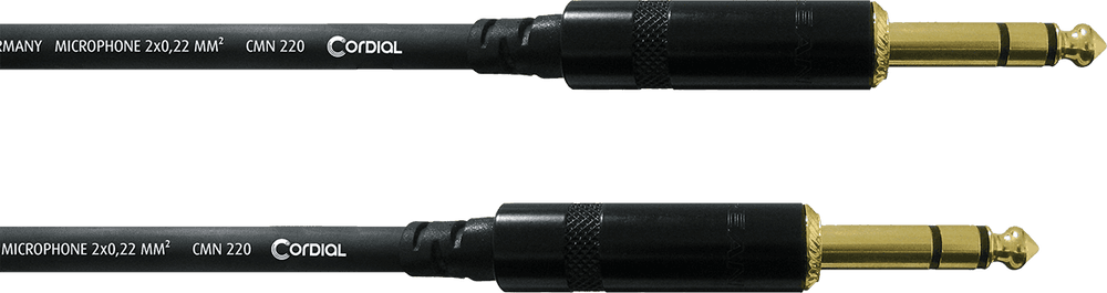 Cordial Câble Audio Jack Stéréo 1,5 M