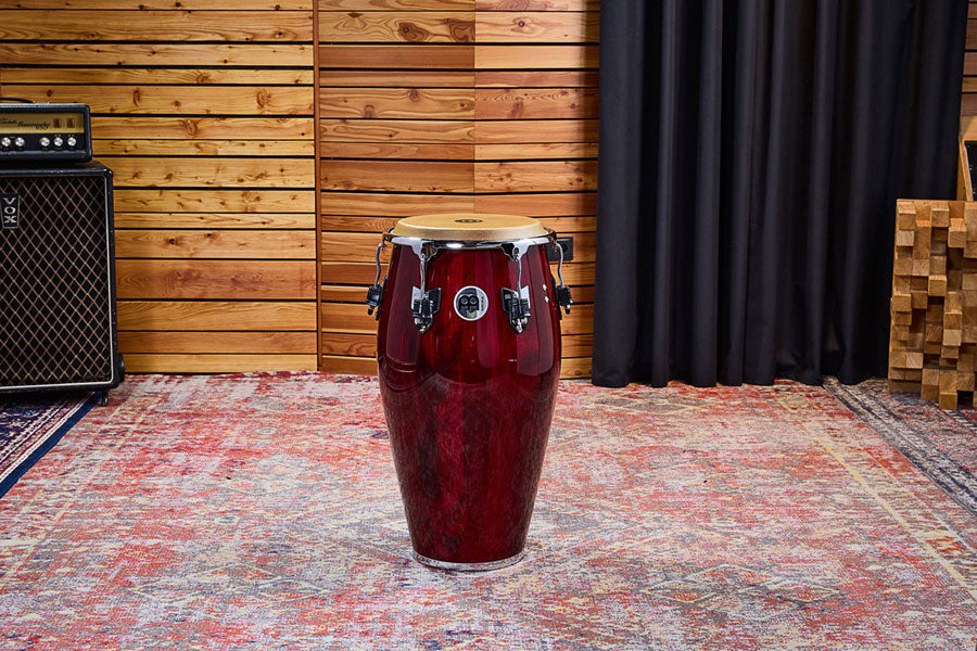 MEC1134WRP-CH - Marathon Exclusive Series Conga 11 3/4" - Wine Red/Chrome HW