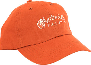 Casquette orange logo CF Martin