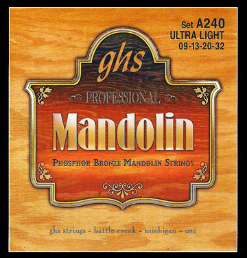 Mandoline Phosphor Bronze Ultra Light 09-13-20-32
