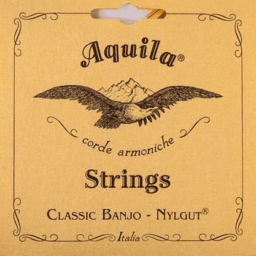 Nylgut Jeu Minstrel Banjo 5 Cordes DGDF#A Tirant Médium