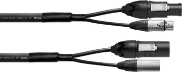 Câble Hybride XLR 5 Points + Powercon 2,5 Mm True1 - 3M