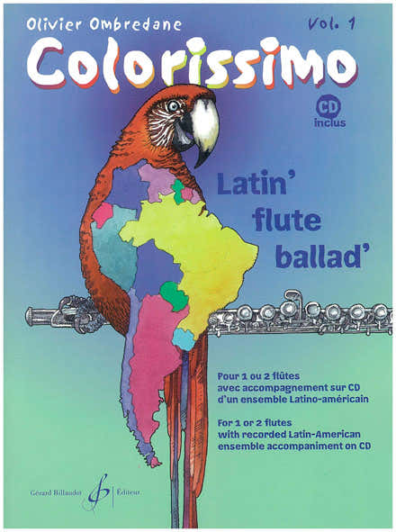 Ombredane Olivier - Colorissimo Vol.1 + CD - Flute