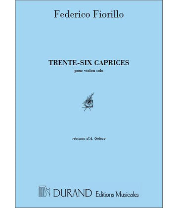 FIORILLO - 36 CAPRICES - VIOLON
