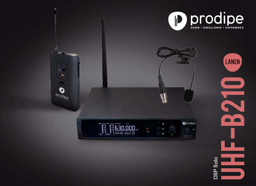 Uhf B210 DSP Lavalier Solo