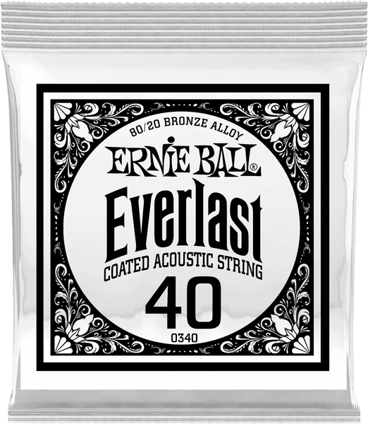 Ernie Ball Everlast Coated 80/20 Bronze 40