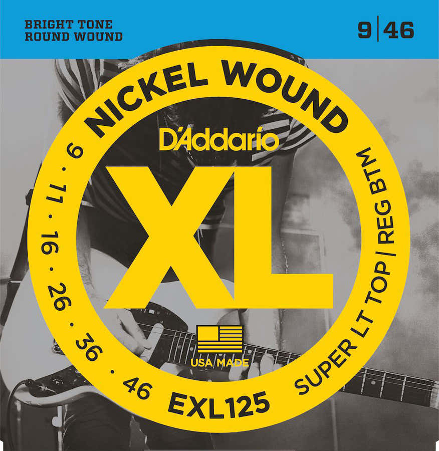 EXL125 Nickel Wound Super LT Top/ Regular BTM 9-46