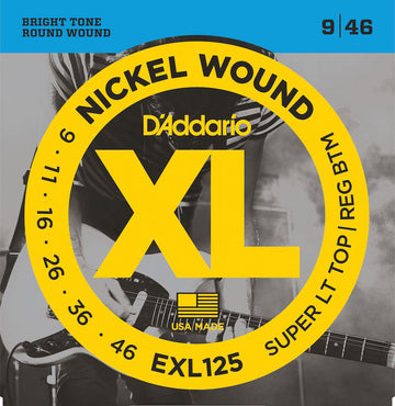 EXL125 Nickel Wound Super LT Top/ Regular BTM 9-46