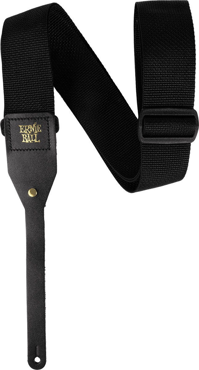 Sangle Polypro Noire pour Guitare Acoustique