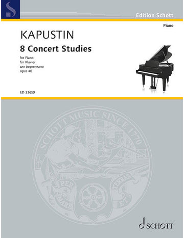 Kapustin - 8 Concert Studies Op. 40 - Piano