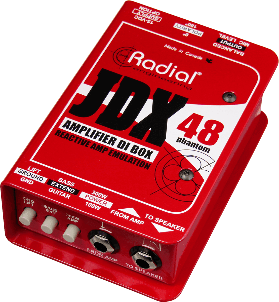 JDX Reactor Di Active pour Guitare