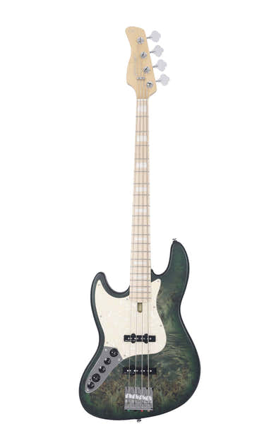 Sire Marcus Miller Er V7 Swamp Ash Reissue-4 Lh Tgr.S Trans Green Satin