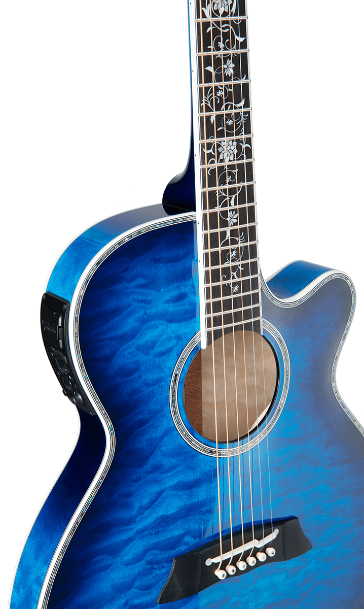 Japon Thin Line Series Tsp100 Fx Cutaway Quilt Dark Blue Sunburst