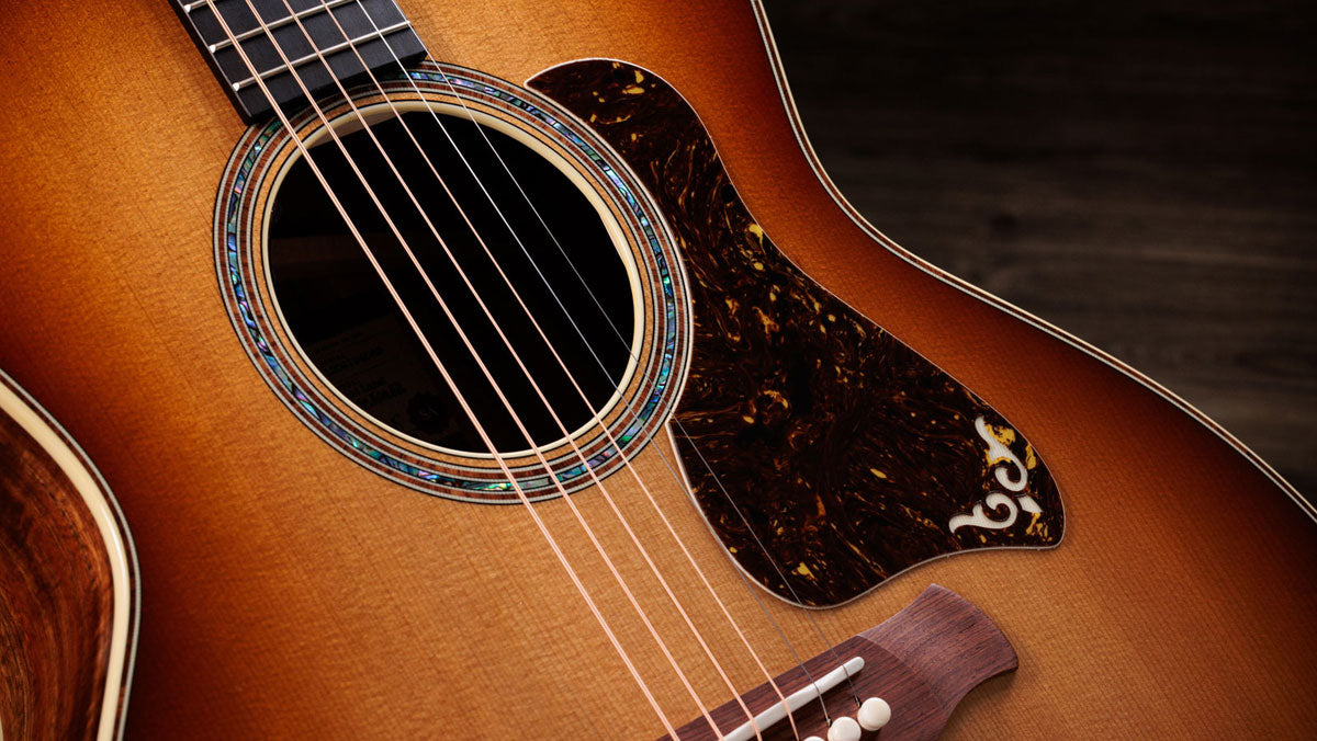 Gold Label K14e Hawaiian Koa Sunburst Grand Auditorium