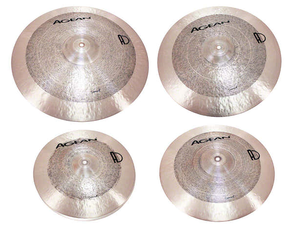 Agean Set 4 Cymbales Samet 14-16-18-20 - Bronze B20