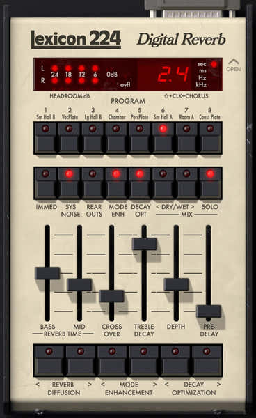 Universal Audio UAD Lexicon 224 Digital Reverb