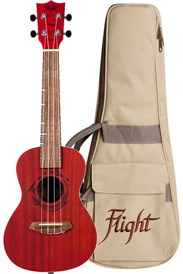 Flight: Gemstone DUC380 Concert Ukulele - Coral