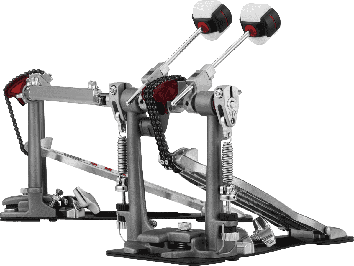 Double Pedale Grosse Caisse Redline Chaine Gaucher