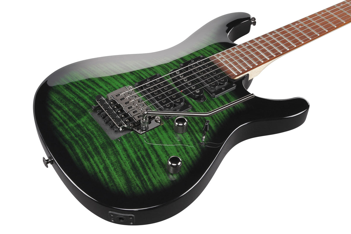 KIKOSP3-TEB Transparent Emerald Burst Signature Kiko Loureiro