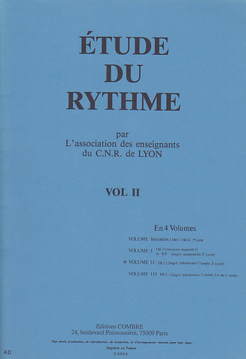 CNR De Lyon - Etude Du Rythme Vol.2