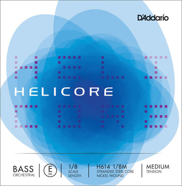 H614-1/8M Set De Cordes Contrebasse E Medium (805MM)