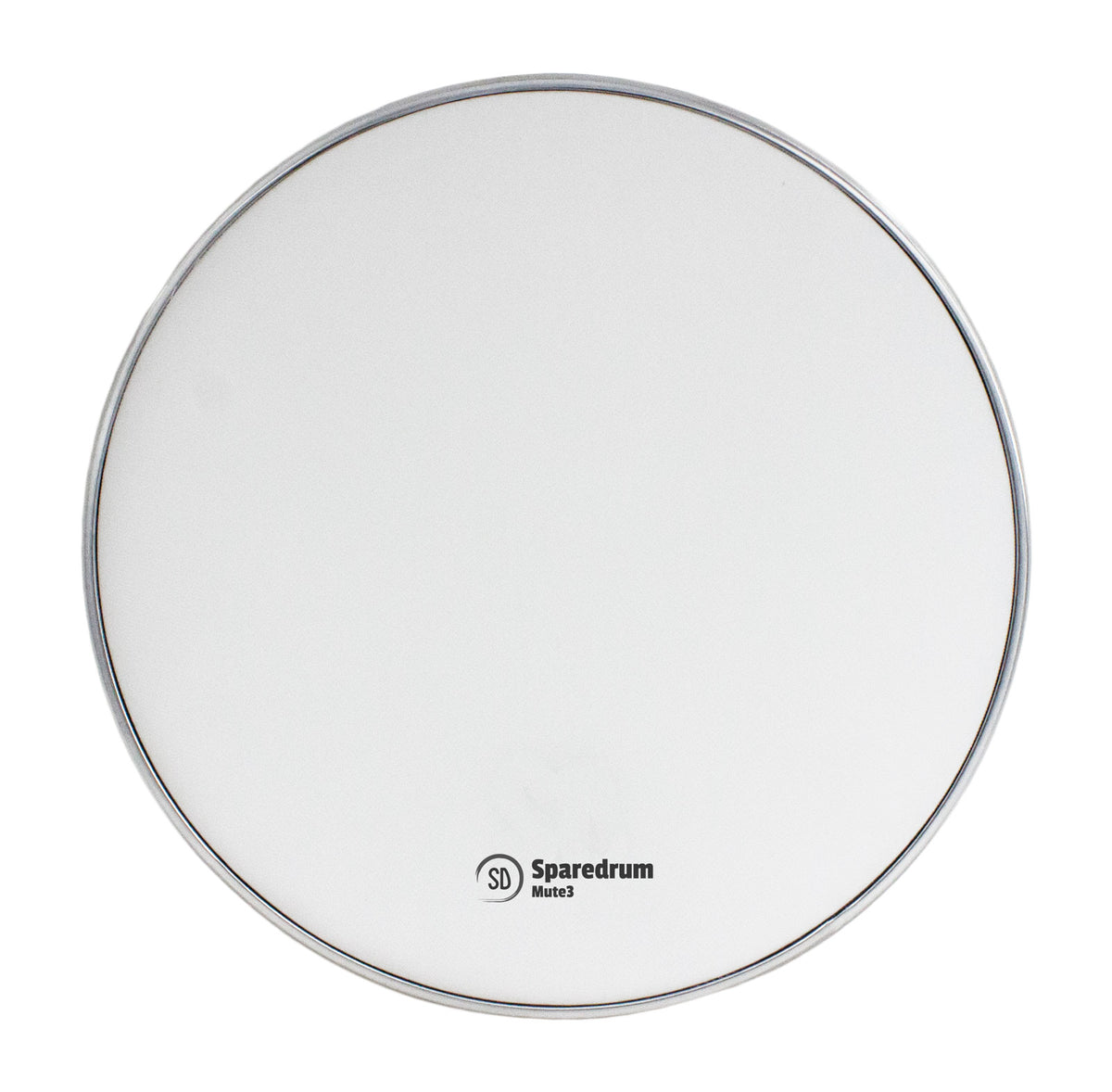 Sparedrum M3W12 Peau 12" Mute 3 Plis Mesh Silencieuse Blanc