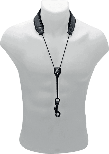 BG Cordon Cuir Sax - Mousqueton