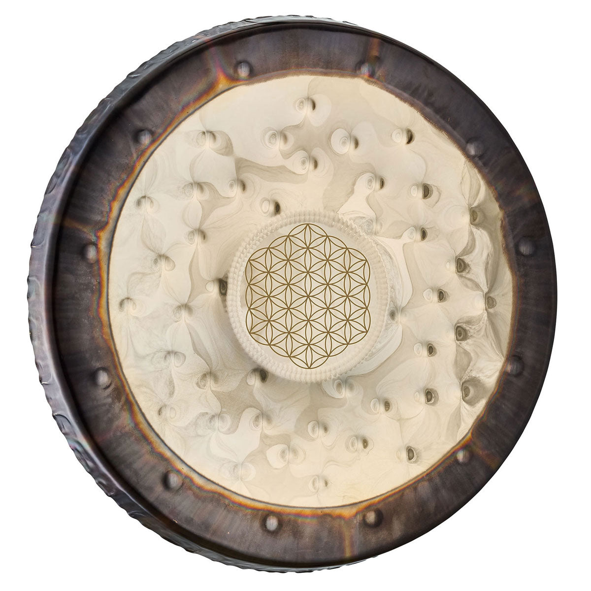 SGFOL22 - Gong sonore de 22" Fleur de vie