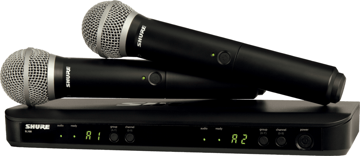 Shure BLX Rcepteur Double & Micro PG58 - H8e