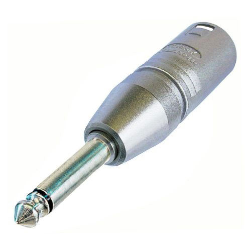 Neutrik NA2mp Adaptateur XLR 3 Male Jack Mono Male 6,35 Mm
