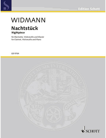 Widmann - Nightpiece - Clarinette In A Violoncelle Et Piano
