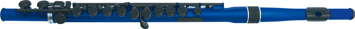 Nuvo Student Flute Bleu Metallique et Noire