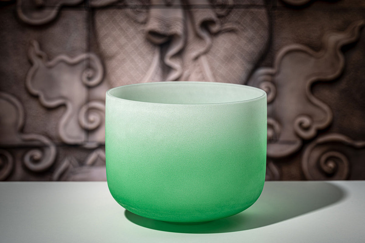 Singing Bowl Sonic Cristal 11" Green