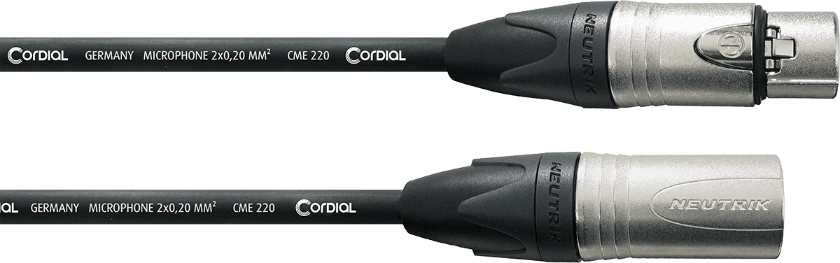 Cable Micro XLR 10 M