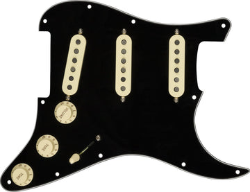 Pre-wired Strat Custom Shop Texas Special SSS Black 11 Hole Pg