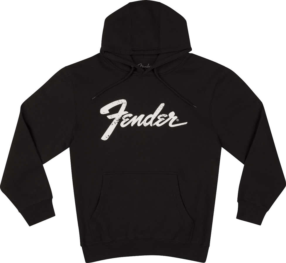 "XL" Logo Date Back Hoodie Noir