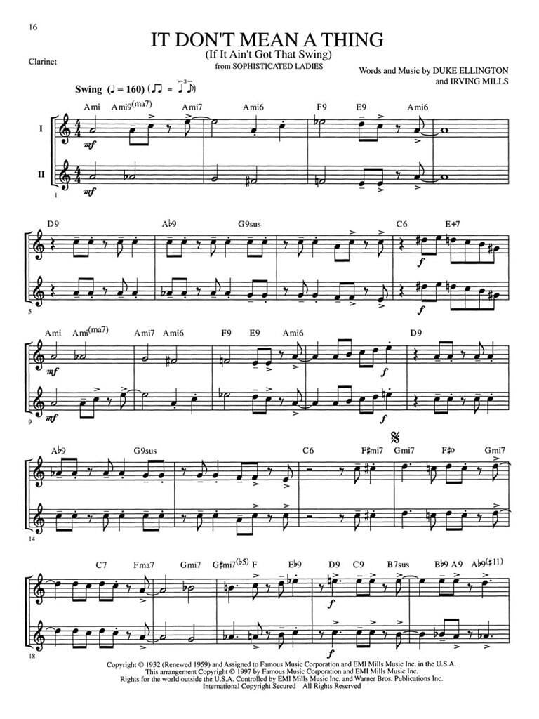Great Jazz Duets - Clarinette