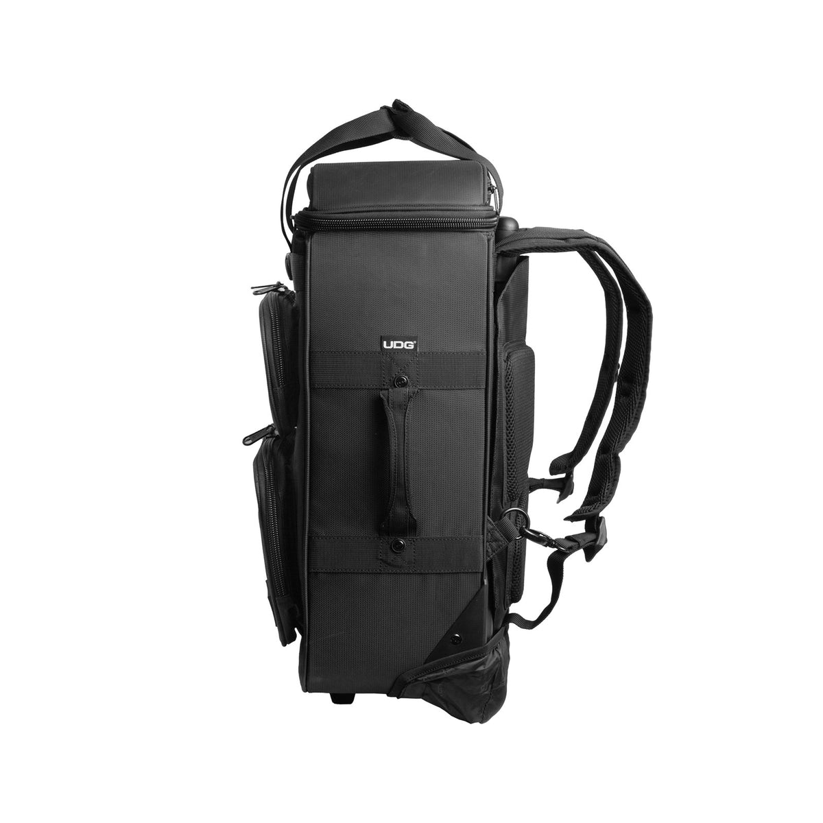 U 9024 BL-or - Sac A Dos Noir Intérieur Orange