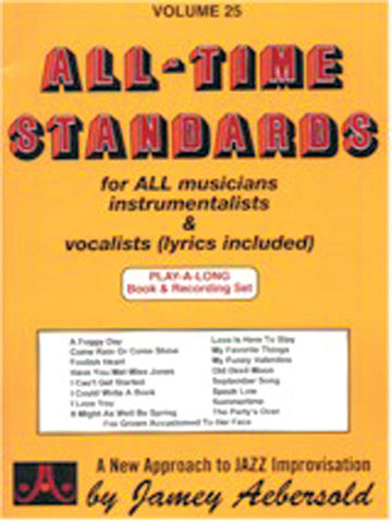 Aebersold N°025 - ALL-time Standards + 2 CD