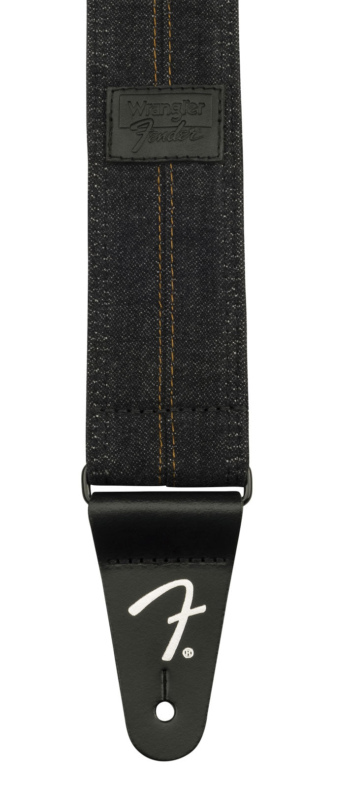 x Wrangler Denim Strap Washed Black Stitch