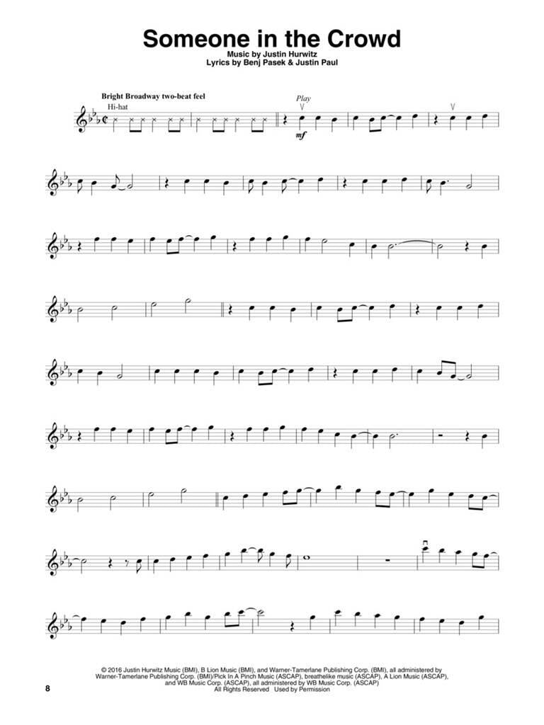 Violin Play Along Volume 69 - La La Land + Audio En Ligne