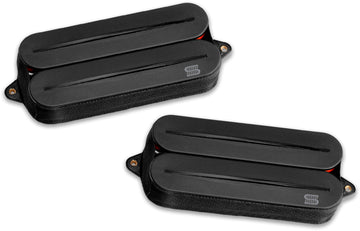 Humbucker 7 cordes Black Jupiter Rails, Signature Wes Hauch, set, noir