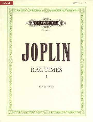 Joplin Scott - Ragtimes Vol.1 - Piano
