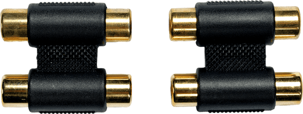 Adaptateur RCA Fem. 2 RCA Fem. - Lot de 2