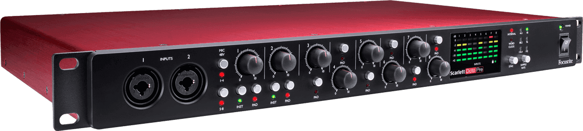 Préamplis studio Focusrite