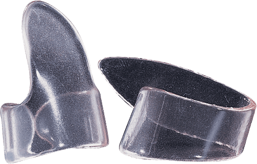 12 x Doigts Medium Transparents Écaille
