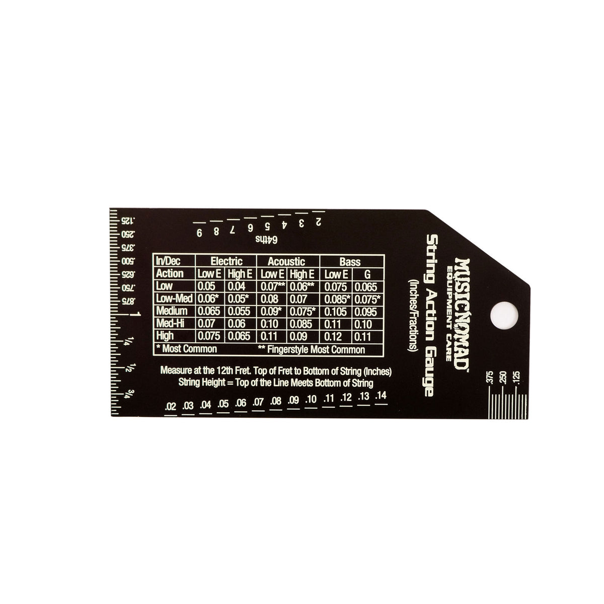 MN602 Regle de Mesure de L'action Des Cordes