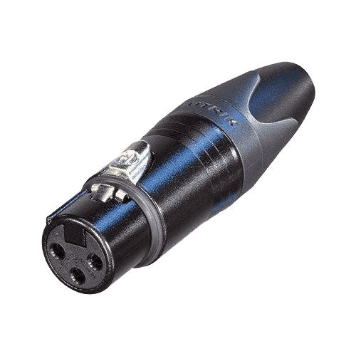 Neutrik NC3FXX-bag - Fiches XLR Femelle Noire - 3 Points