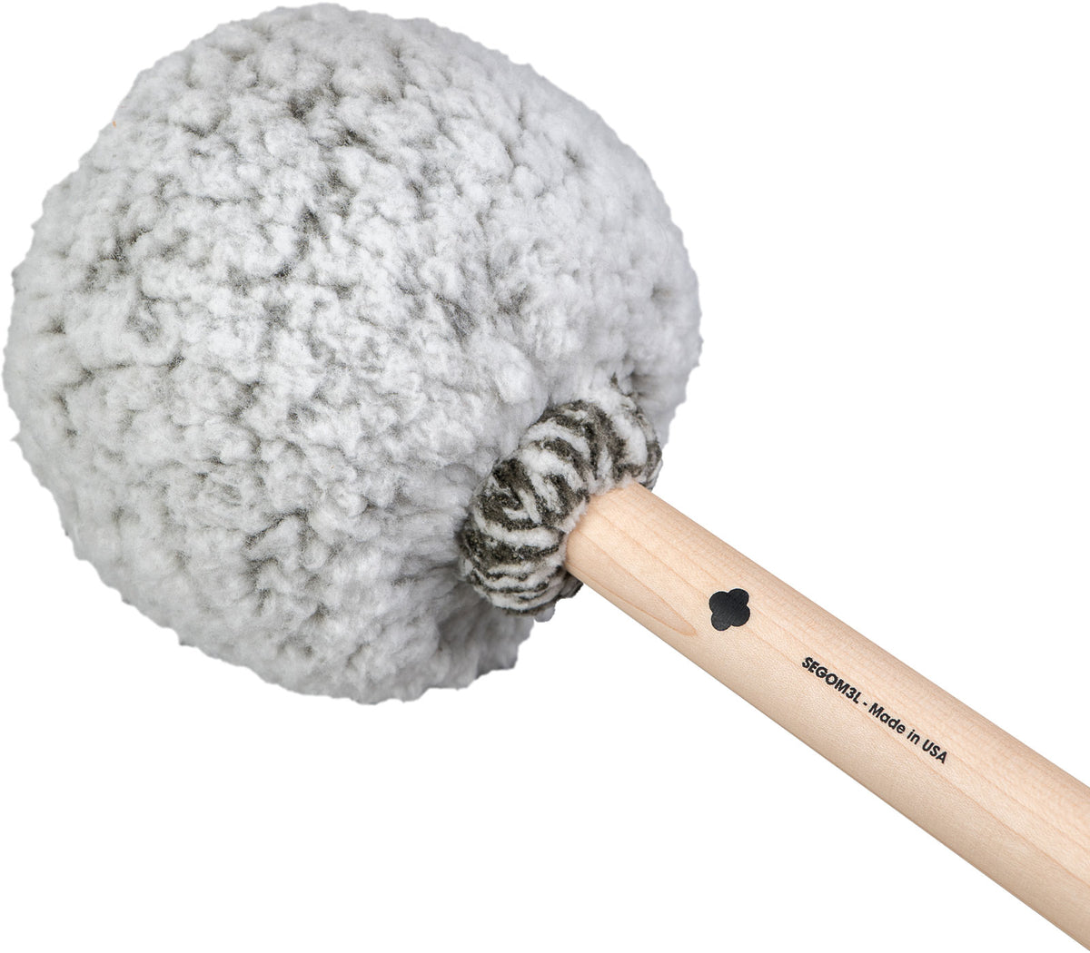 Baguette de gong Vikrampal " Natural Balance" - Grand, bleu olive givré
